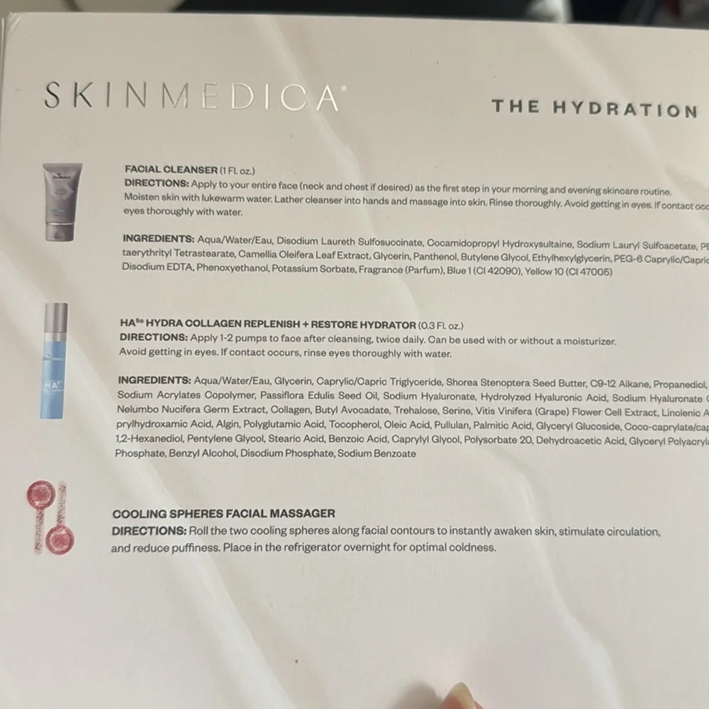 NWT SkinMedica HA5 Hydra Collagen Hydration Collection Travel Set